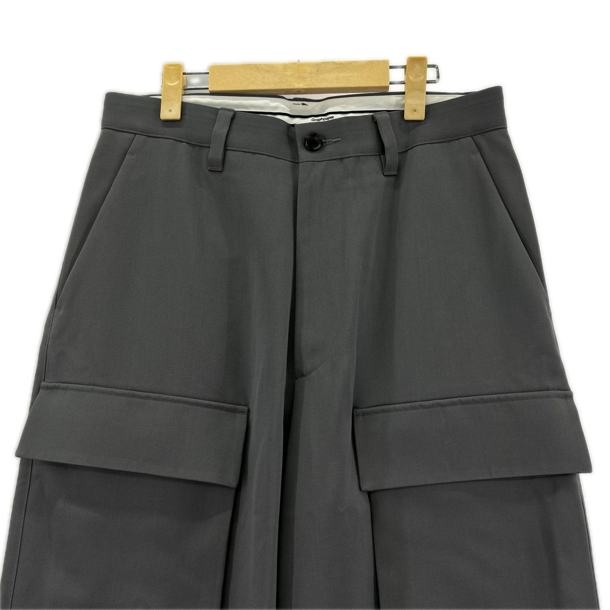 パンツ 24AW Light Doeskin Wide Cargo Trousers 1 グレー