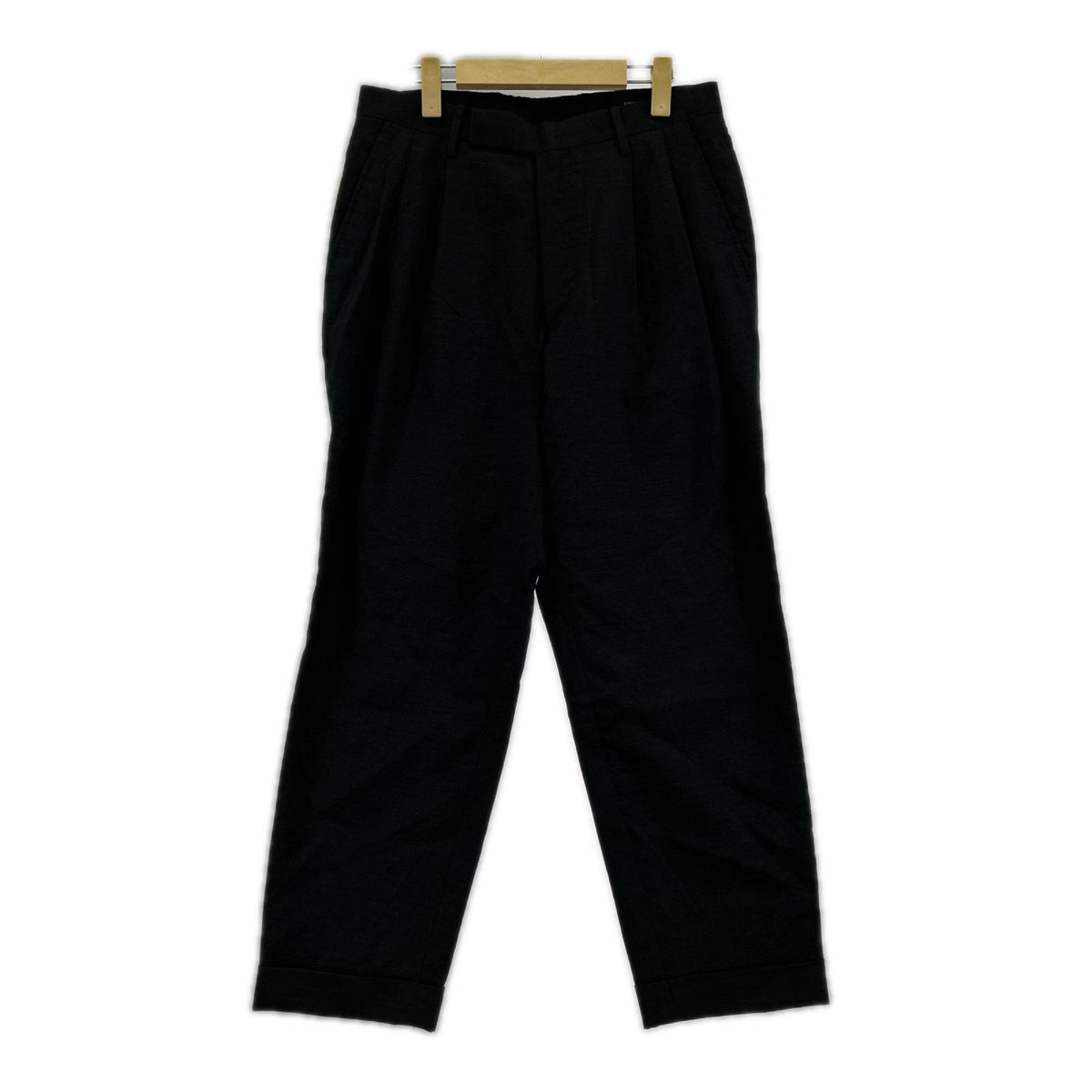 パンツ ｳｰﾙ2ﾀｯｸﾊﾟﾝﾂ BLK 1 ブラック