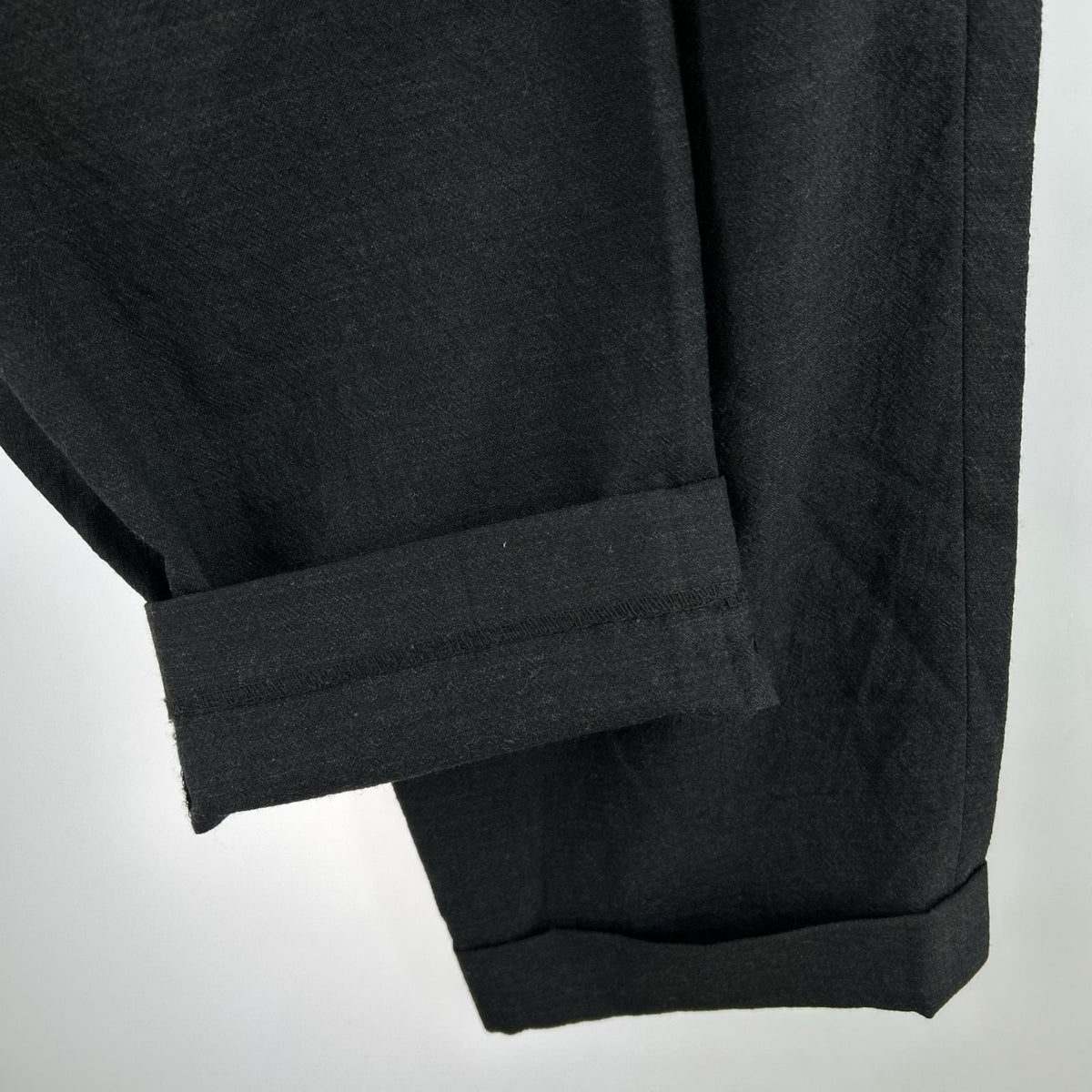 パンツ ｳｰﾙ2ﾀｯｸﾊﾟﾝﾂ BLK 1 ブラック