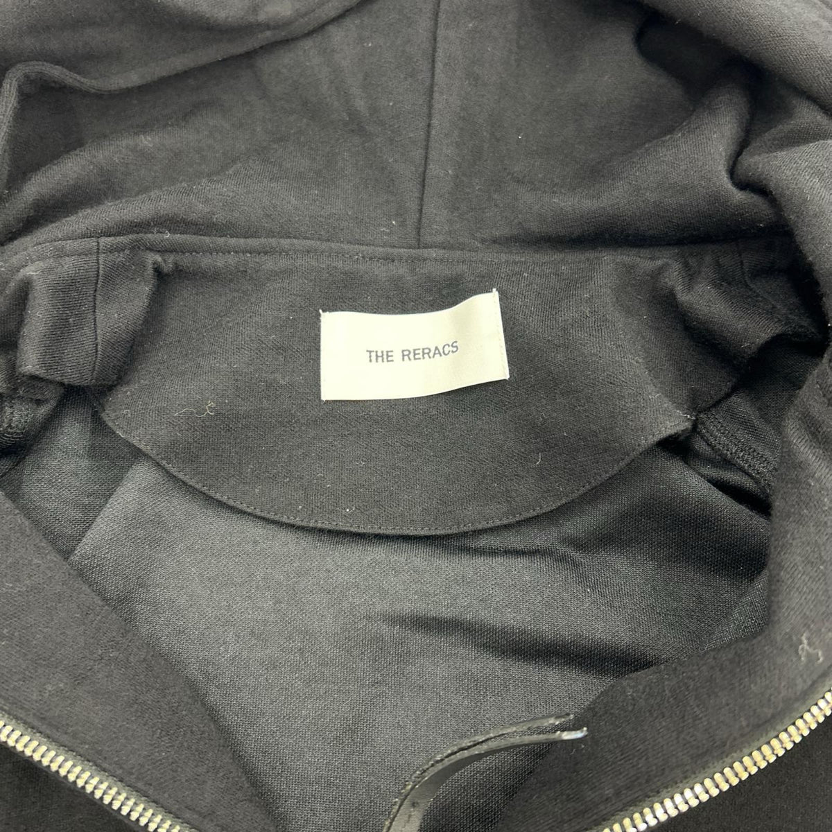 パーカー 23AW HALF ZIP HOODED PULLOVER 46 ブラック