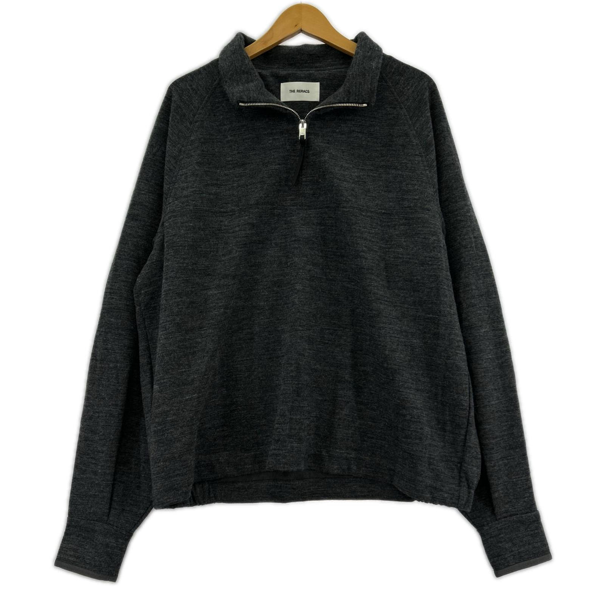 スウェット 23AW HALF ZIP STAND COLLAR PO 46 グレー