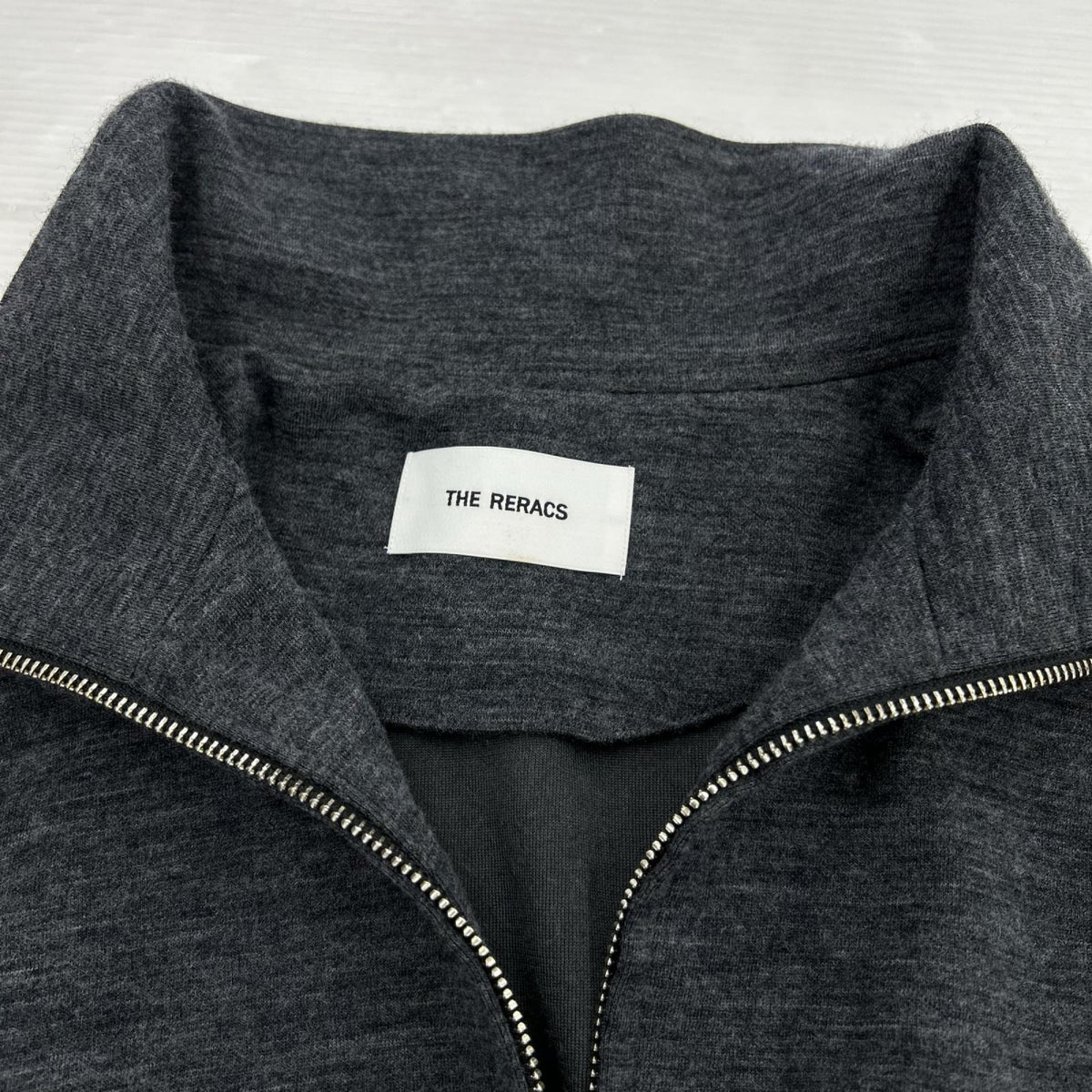 スウェット 23AW HALF ZIP STAND COLLAR PO 46 グレー