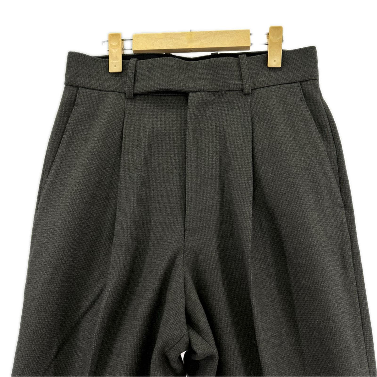 パンツ 22AW THE EASY SLACKS WIDE 46 グレー