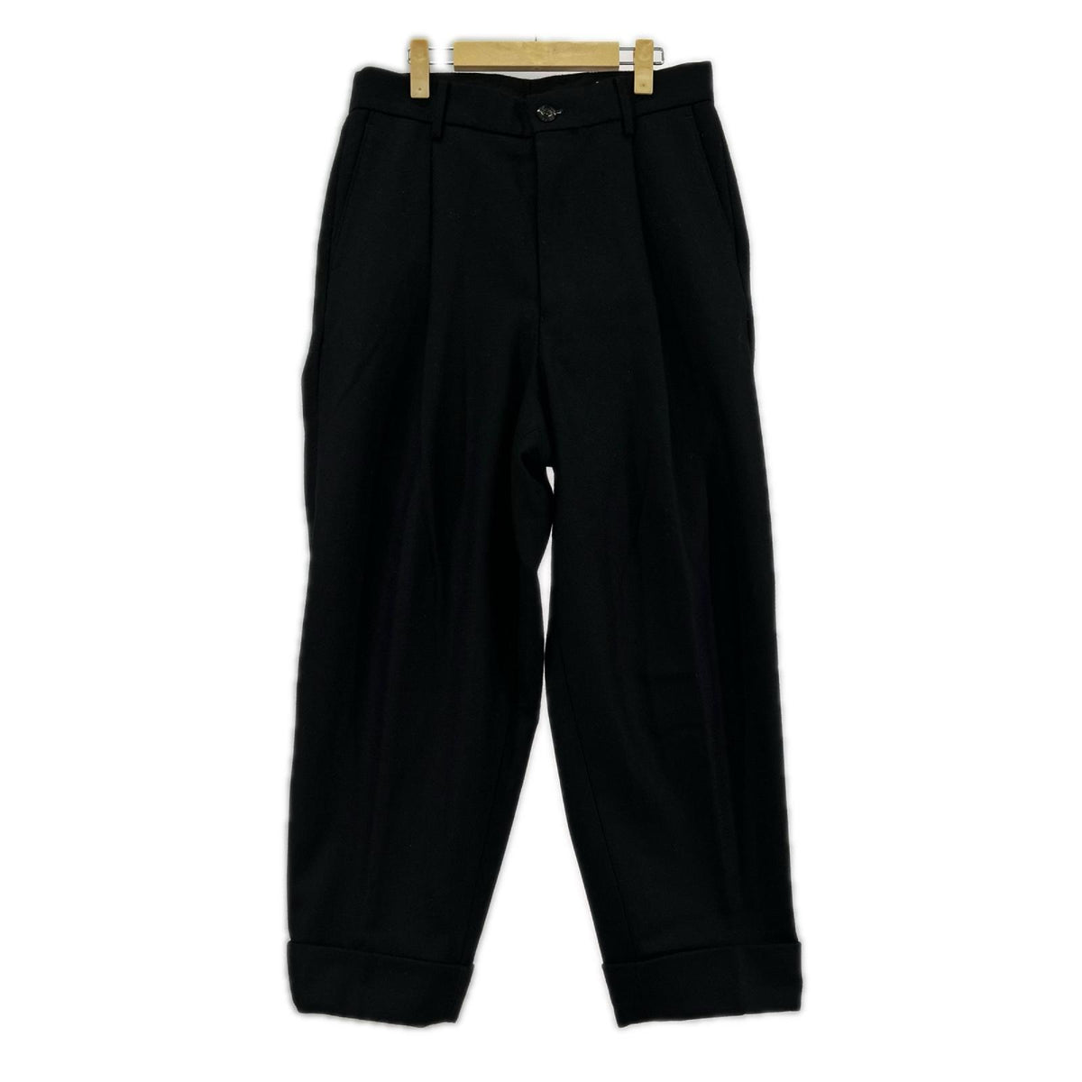 パンツ 23AW THE SLACKS STRAIGHT ブラック
