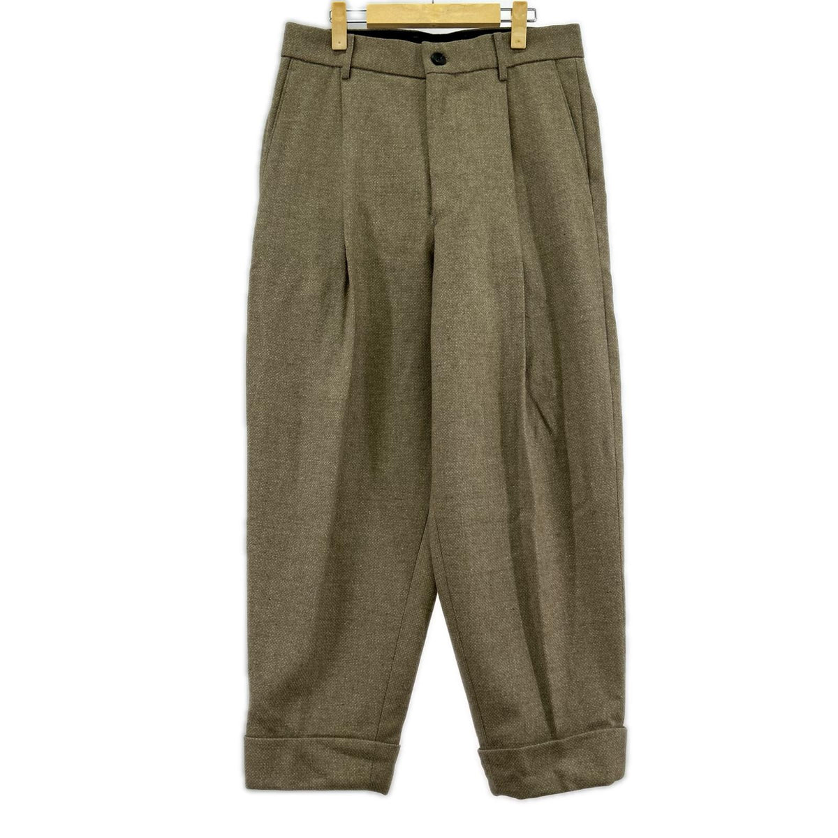 パンツ 23AW THE SLACKS STRAIGHT ブラウン