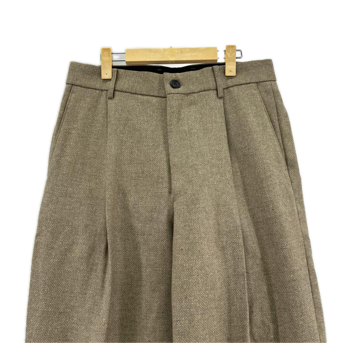 パンツ 23AW THE SLACKS STRAIGHT ブラウン