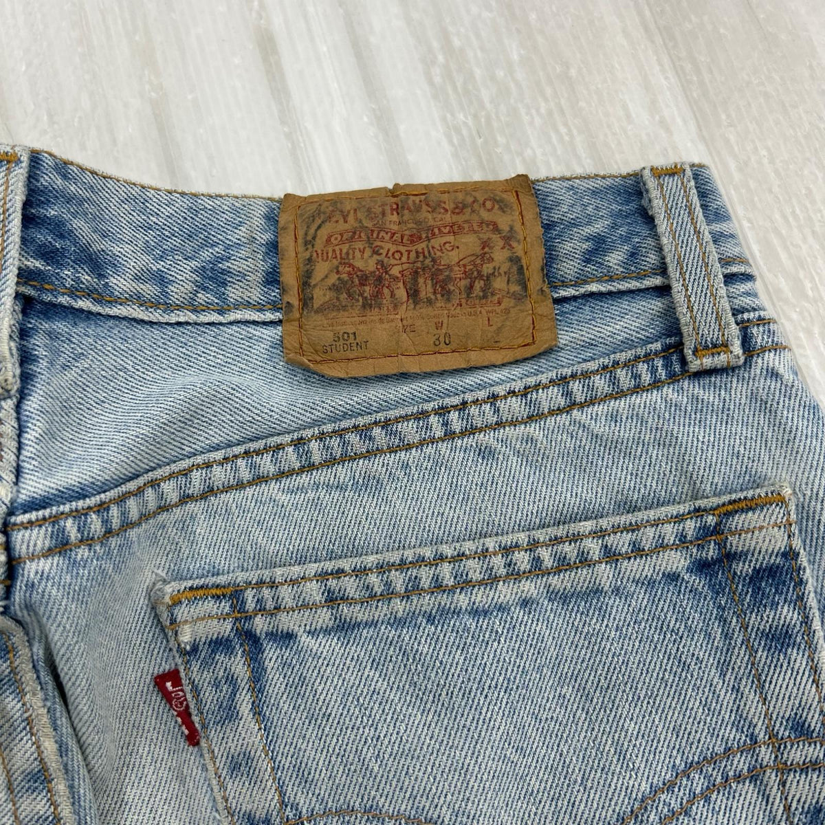 デニムパンツ USA製 Lot501 Student ﾃﾞﾆﾑ 30 ブルー