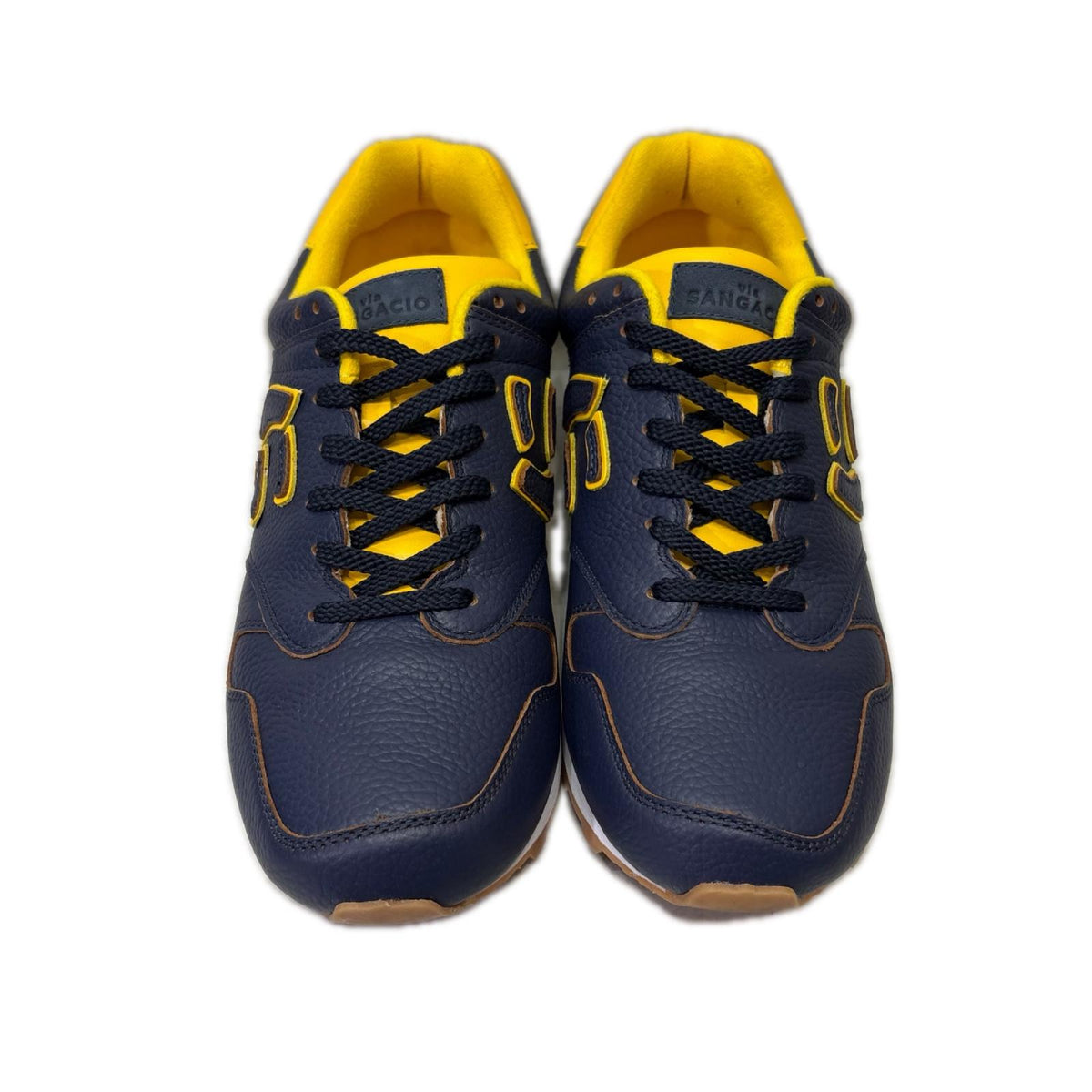 スニーカー 7周年記念ﾓﾃﾞﾙ にゅ～ず NAVY/YELLOW 29cm (US11 UK10 1/2 EU48) ネイビー