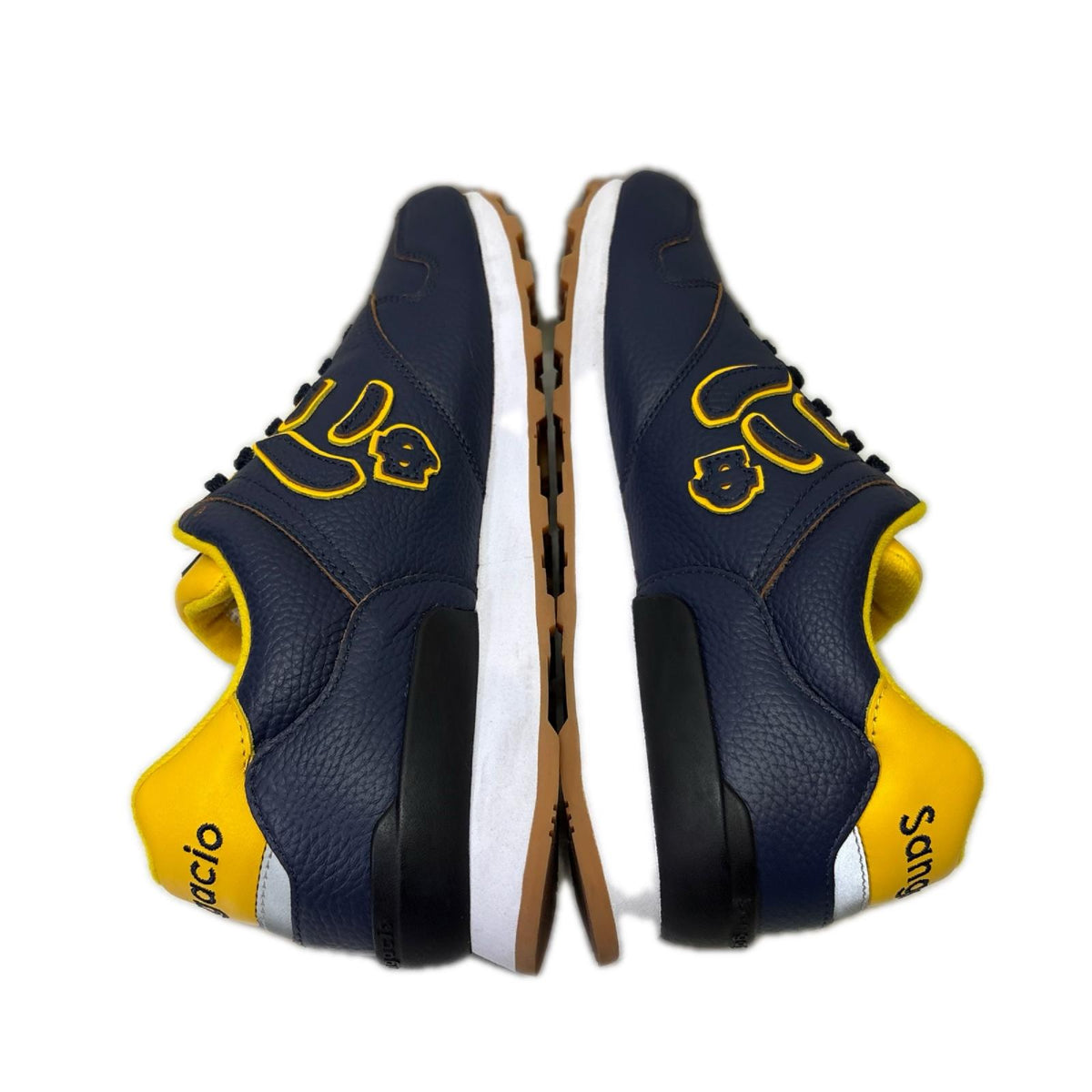 スニーカー 7周年記念ﾓﾃﾞﾙ にゅ～ず NAVY/YELLOW 29cm (US11 UK10 1/2 EU48) ネイビー