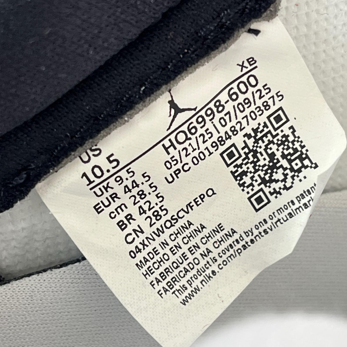 スニーカー HQ6998-600 28.5cm (US10 1/2 UK10 EU47)