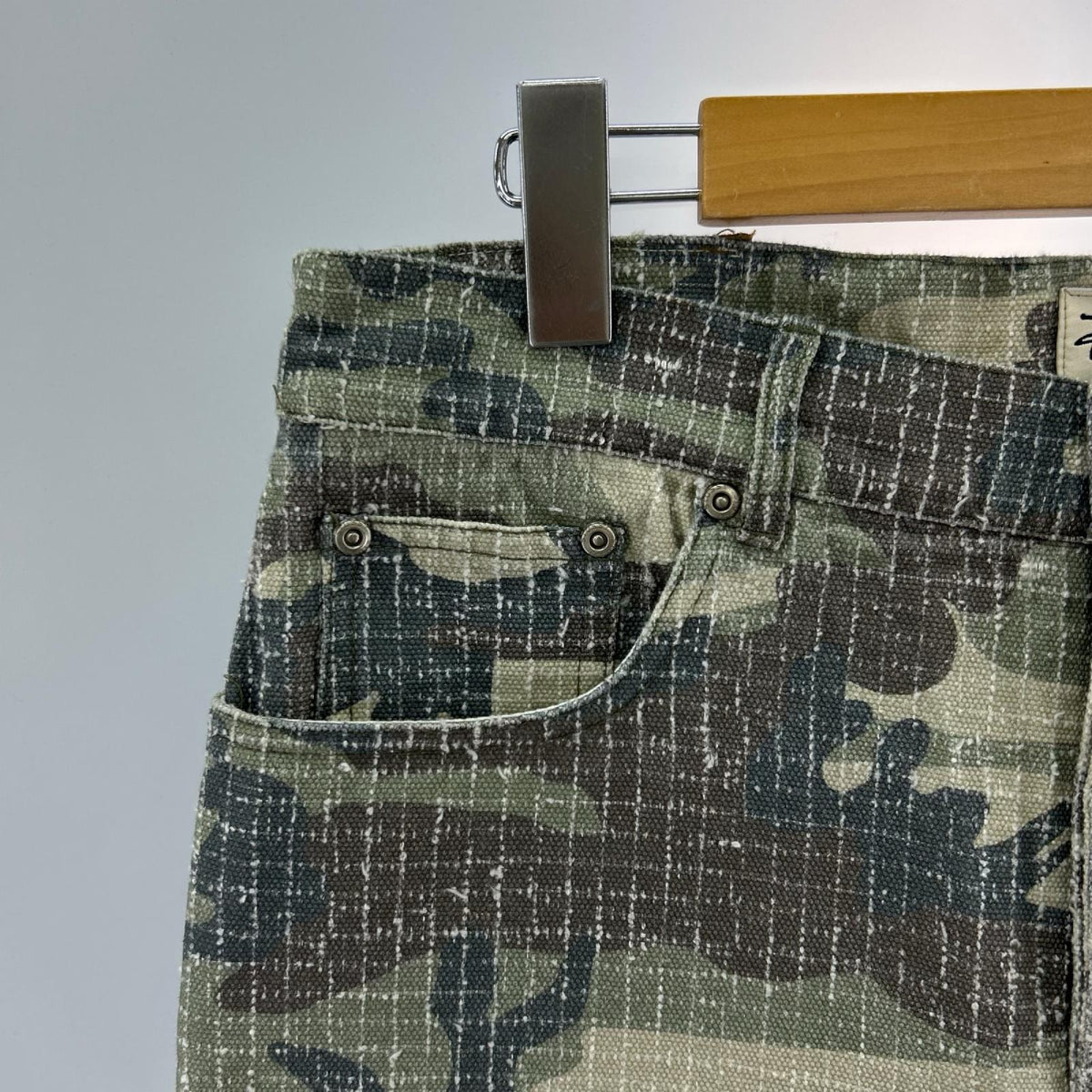 パンツ BIG OL' JEAN CAMO CANVAS NEEDLE PUNCH 30