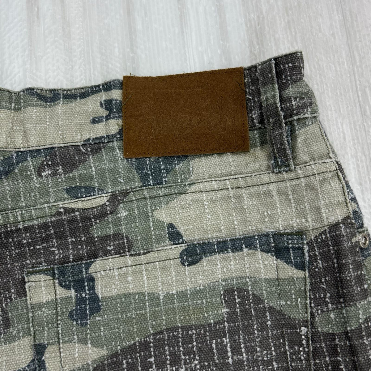 パンツ BIG OL' JEAN CAMO CANVAS NEEDLE PUNCH 30