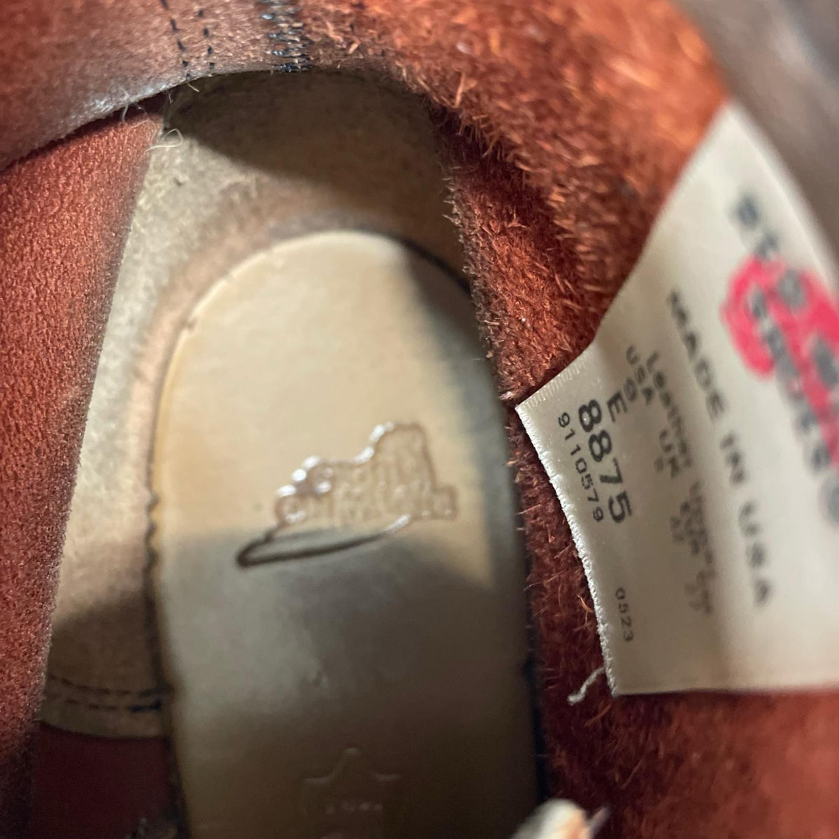 ブーツ RED WING 復刻犬ﾀｸﾞ Irish Setter 8875 (US9D) 27cm (US9 UK8 1/2 EU44) ブラウン