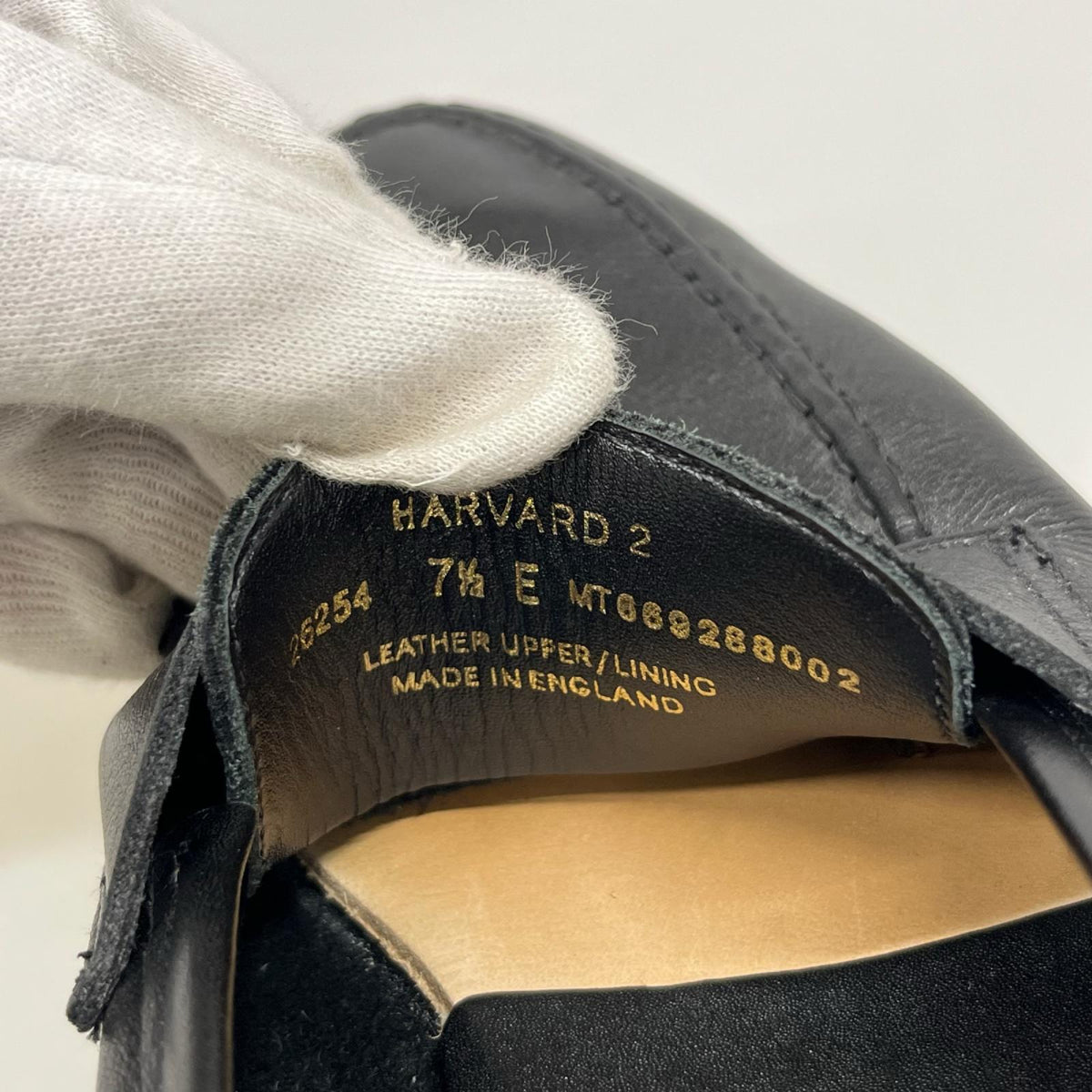 シューズ HARVARD ｺｲﾝﾛｰﾌｧｰ 黒 (7 1/2) ブラック