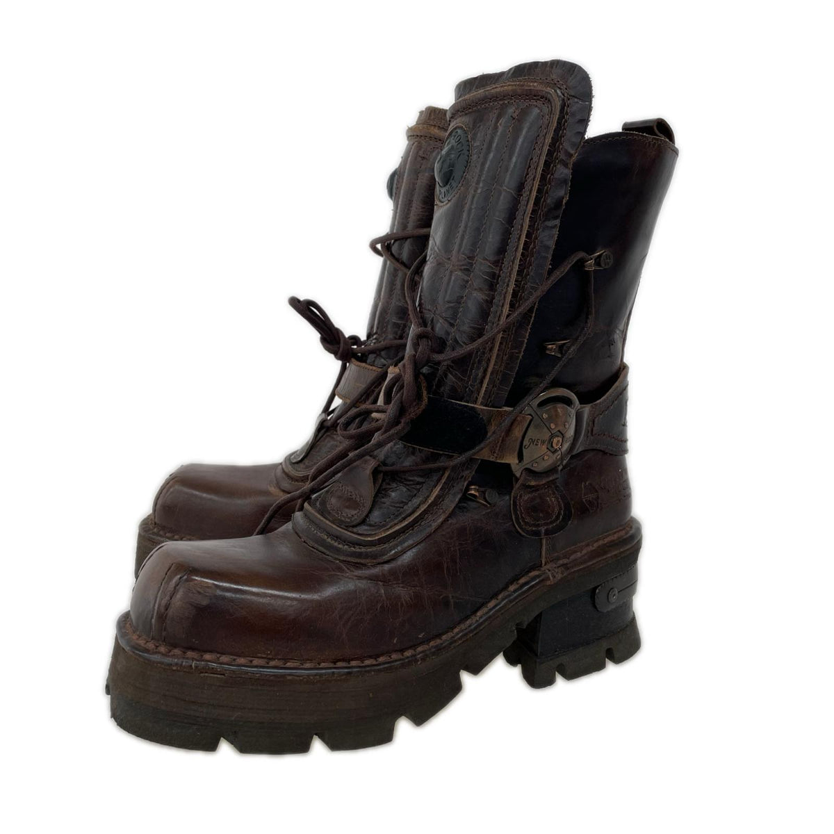 ブーツ NEW ROCK Brown long ブラウン