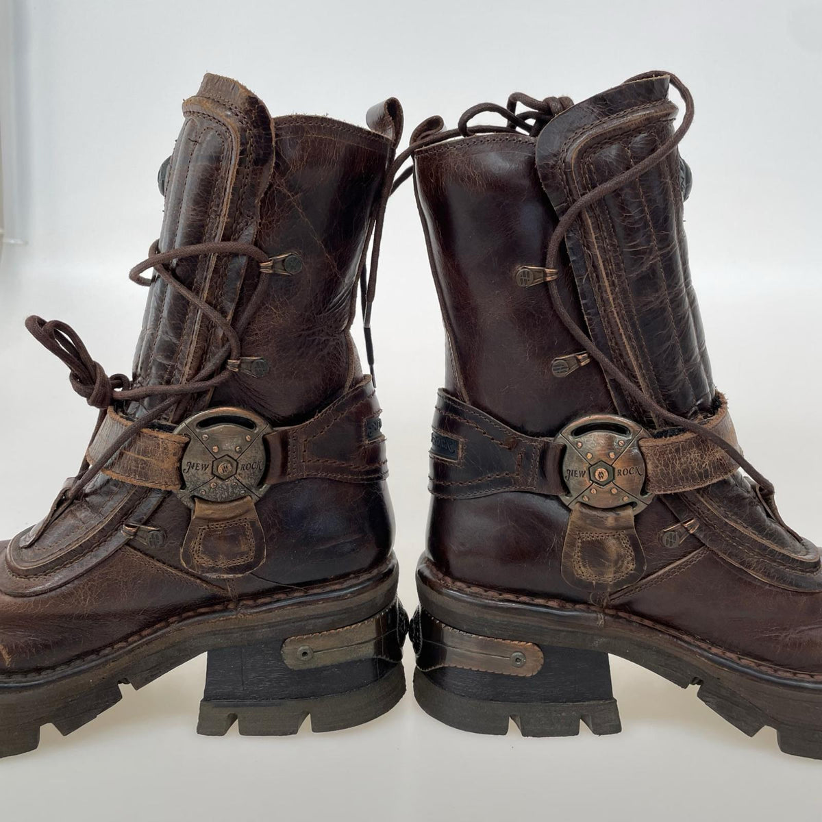 ブーツ NEW ROCK Brown long ブラウン