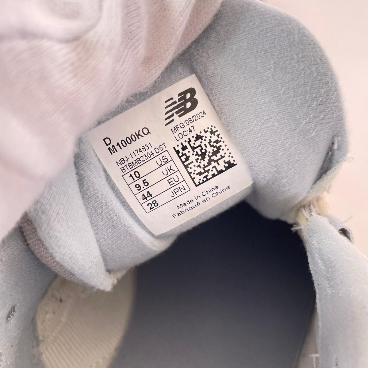 スニーカー ×KITH 1000 Quarry M1000KQ 28cm 28cm (US10 UK9 1/2 EU46) ブルー