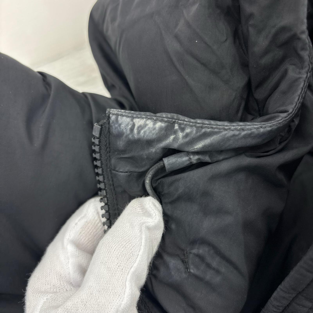 ダウンジャケット Nuptse Hoodie BLK M M ブラック