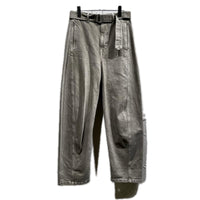 デニムパンツ TWISTED BELTED PANTS XS