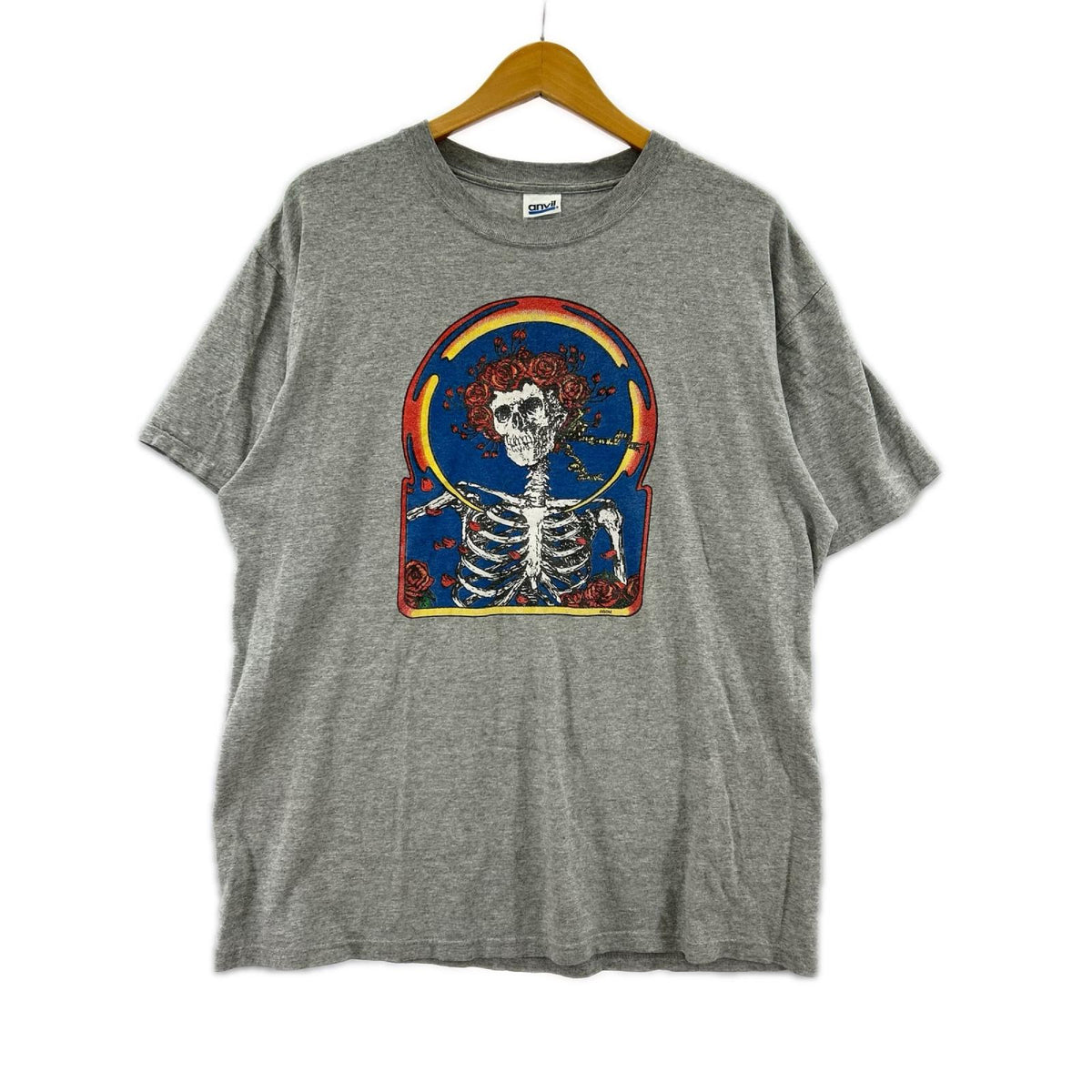 半袖Ｔシャツ 90s~00s Gratfull Dead ｽｶﾙ Tｼｬﾂ （L） L グレー
