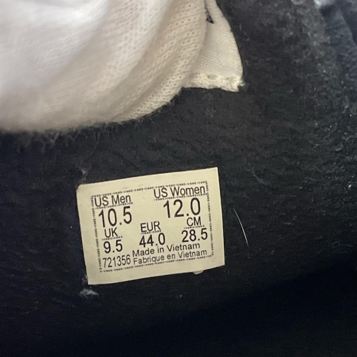 スニーカー VANS×THE NORTH FACE 28.5cm (US10 1/2 UK10 EU47) イエロー