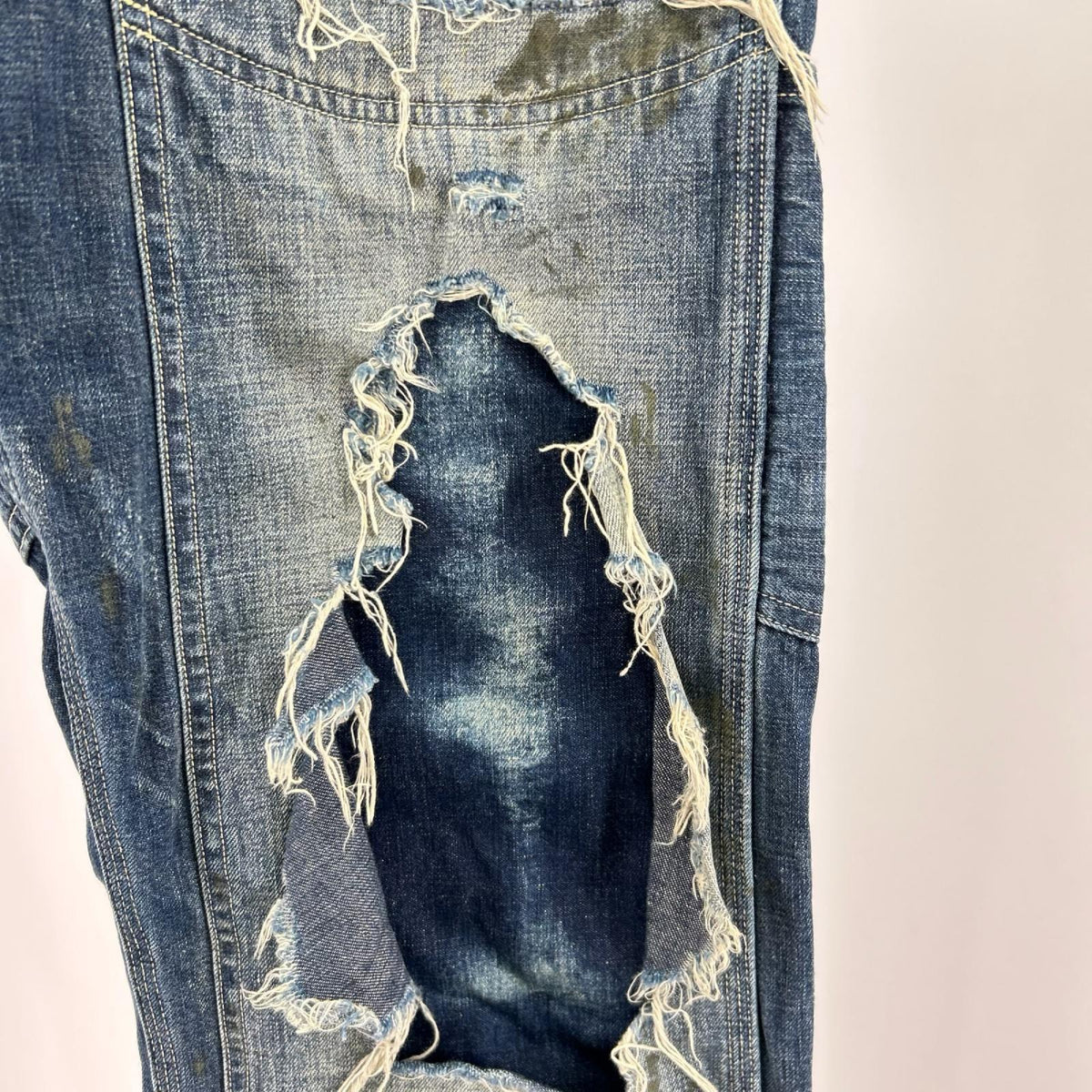 デニムパンツ RRL 月桂樹 ﾃﾞﾆﾑﾍﾟｲﾝﾀｰﾊﾟﾝﾂ 31 ブルー