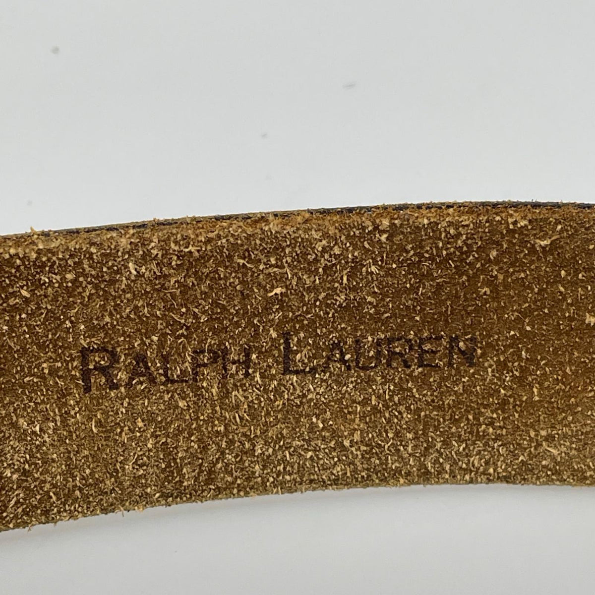 その他アクセサリー POLO RALPH LAUREN ｽﾀｯｽﾞﾍﾞﾙﾄ 茶 (M) ブラウン