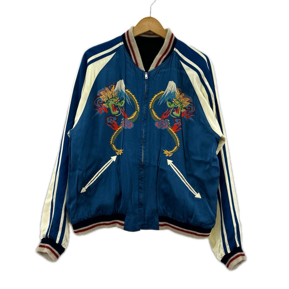ブルゾン 50s Style Acetate Souvenir Jacket-特大