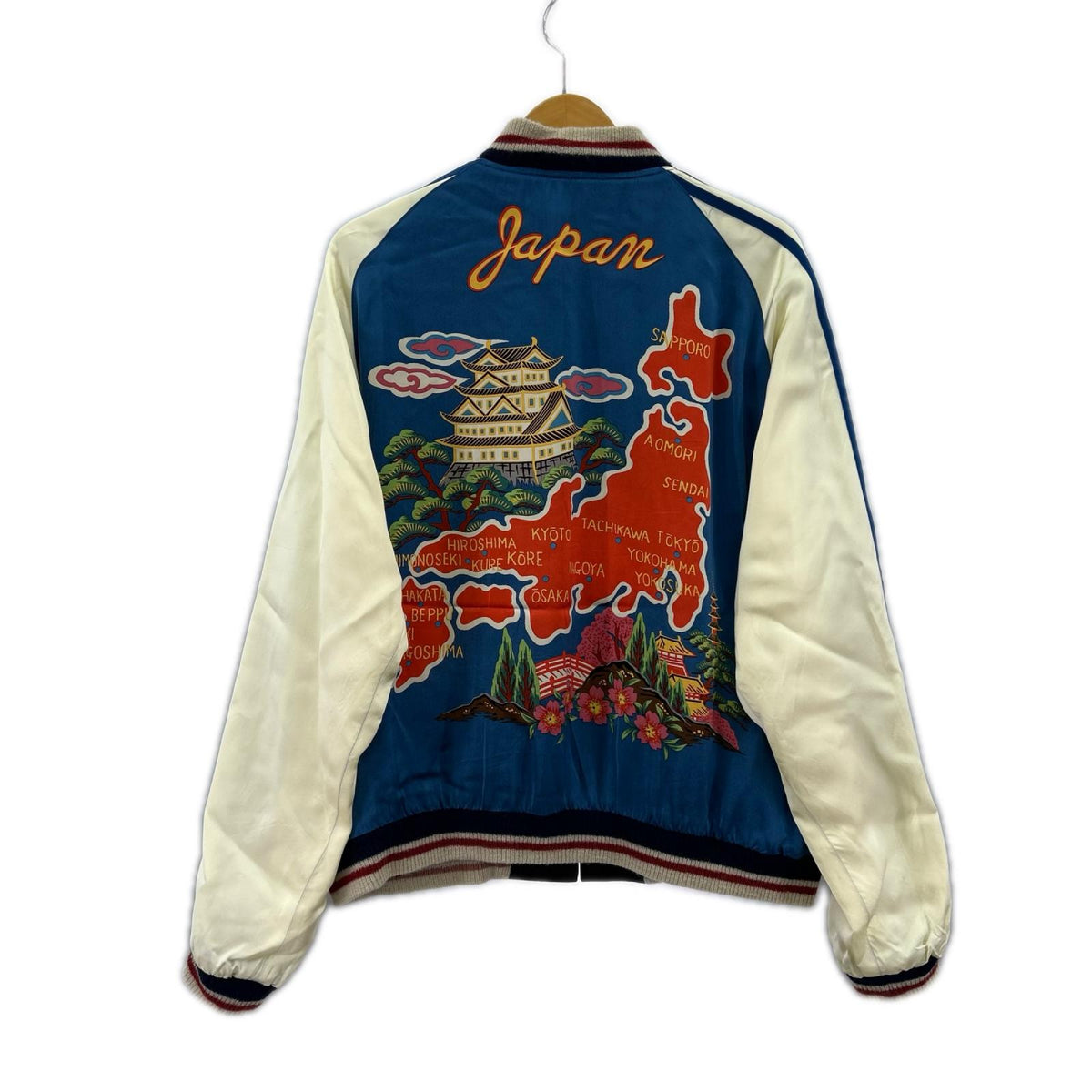 ブルゾン 50s Style Acetate Souvenir Jacket-特大