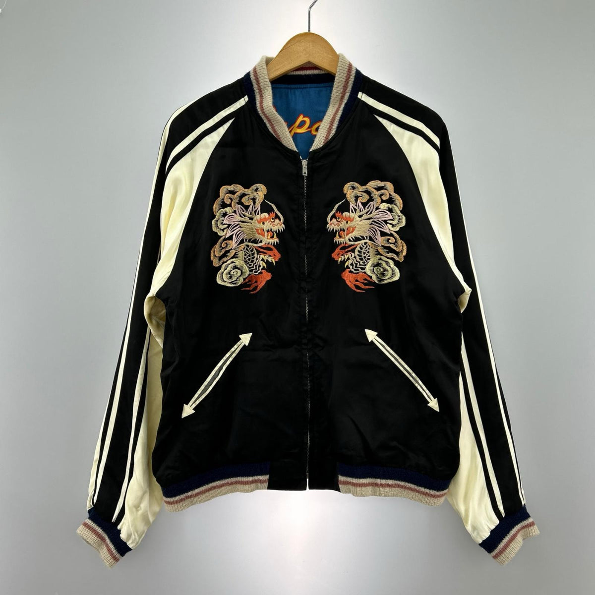 ブルゾン 50s Style Acetate Souvenir Jacket-特大