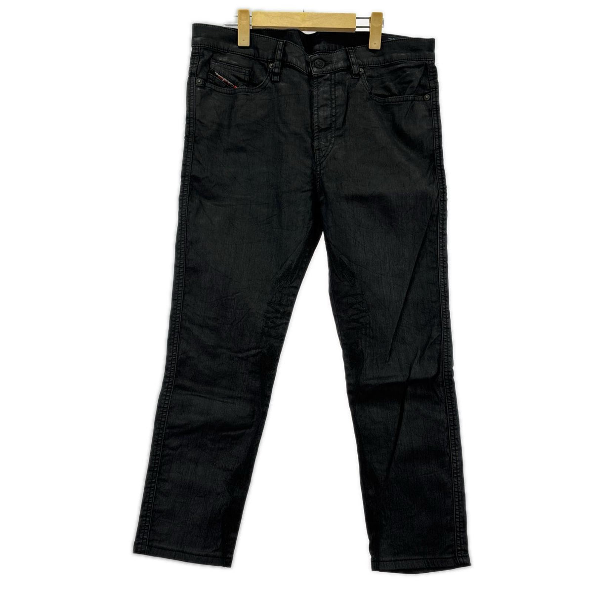 デニムパンツ DIESEL D-REEFT JOGG ｺｰﾃｨﾝｸﾞﾃﾞﾆﾑ ｽｷﾆｰ ブラック