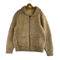 ニット 60頃 coats clark ｶｳﾁﾝﾆｯﾄ ﾄﾚｰﾗｰ ﾊﾞｯｸ ベージュ