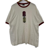 半袖Ｔシャツ ｽｶﾙ ﾘﾝｶﾞｰt 白 (XL) ホワイト
