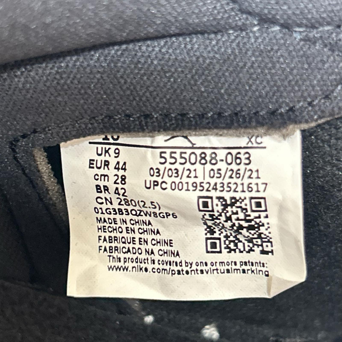 スニーカー AJ1 RETRO HIGH OG PATENT BRED 28cm (US10 UK9 1/2 EU46)