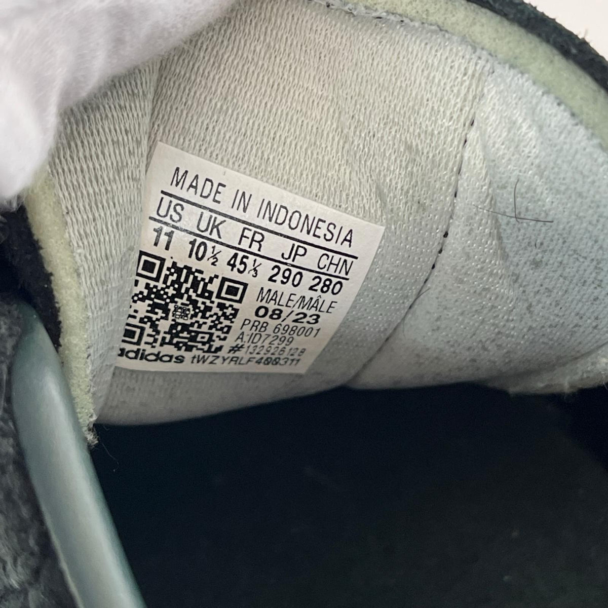 スニーカー ×Ronnie Fieg/×Clarks/Samba/29.0/ID7299 29cm (US11 UK10 1/2 EU48) ブラック