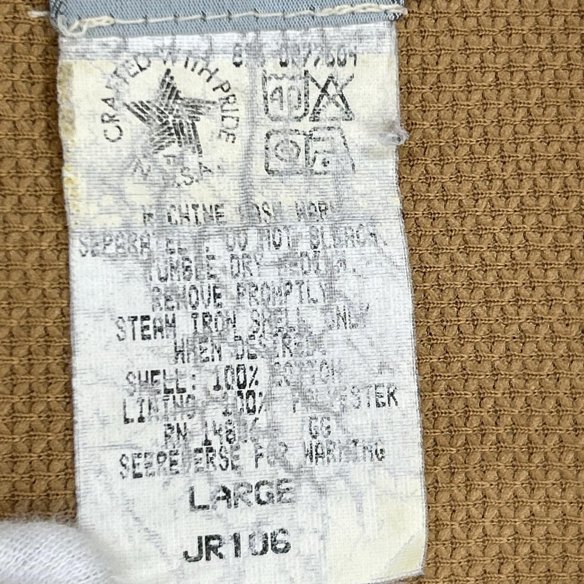 ジャケット ｱｸﾃｨﾌﾞｼﾞｬｹｯﾄ 星ﾀｸﾞ（L) L ブラウン