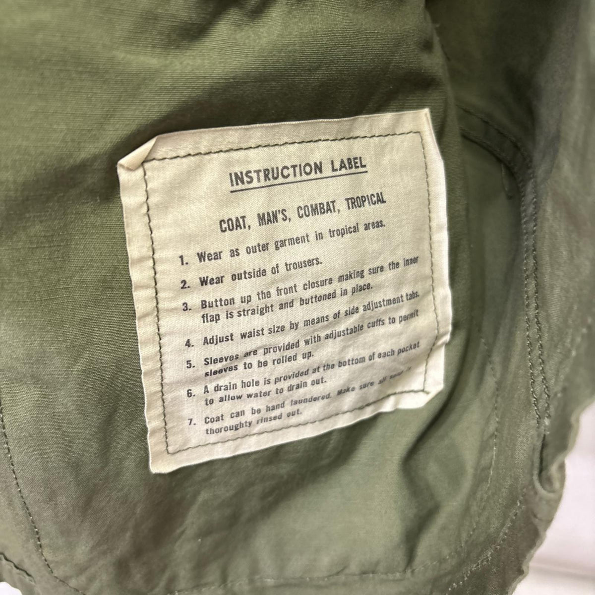 ミリタリージャケット JUNGLE FATIGUE JACKET 緑 (L)