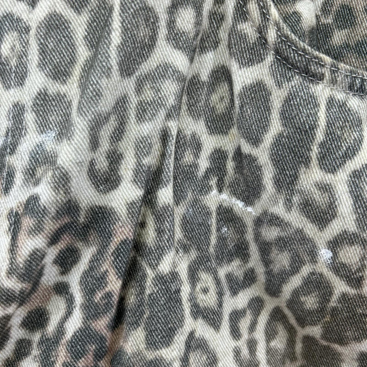 デニムパンツ jaded london ﾋｮｳ柄 W32 32 ブラック