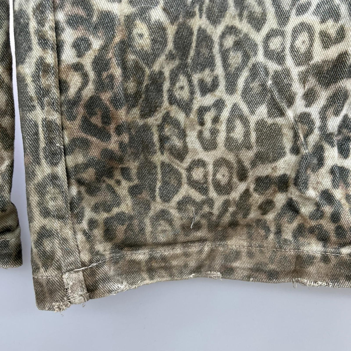 デニムパンツ jaded london ﾋｮｳ柄 W32 32 ブラック