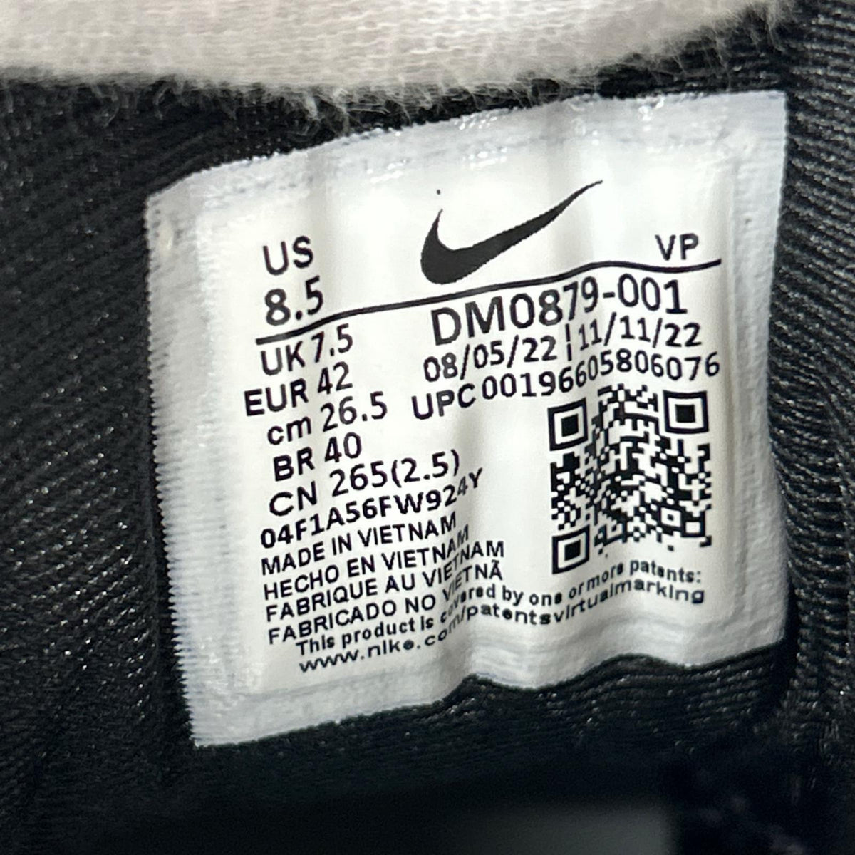 スニーカー NOCTA GLIDE 26.5cm (US8 1/2 UK8 EU43) ブラック
