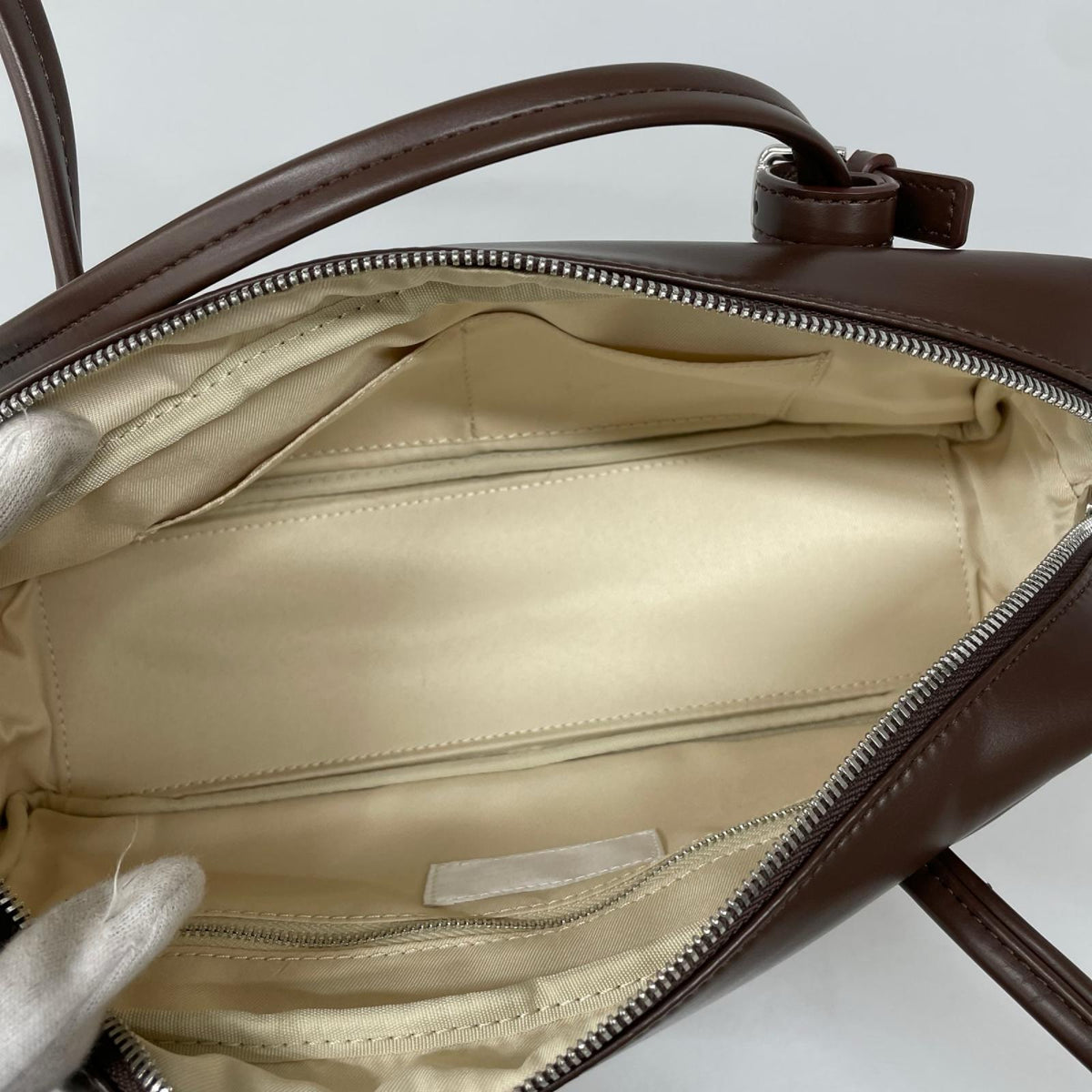 ハンドバッグ . ハンドバッグ STAND OIL More Baguette Bag 茶 ブラウン