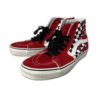スニーカー SK8-Hi Checker Flame (26cm) 赤 26cm (US8 UK7 1/2 EU42) レッド