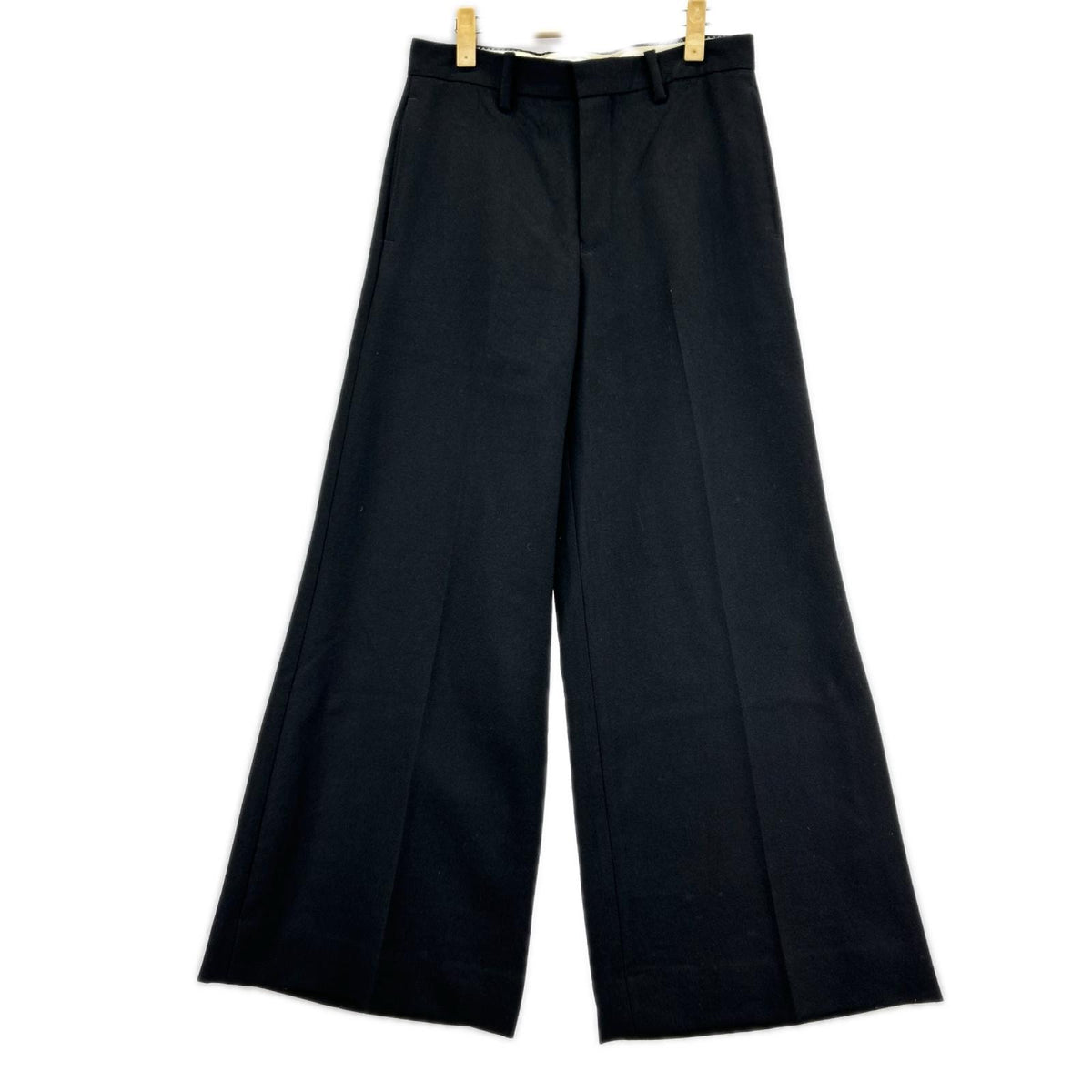 パンツ 21AW FLARE SILHOUETTE SLACKS S ブラック