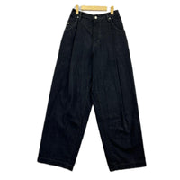 パンツ WIDE DENIM SLACKS 38 ブラック 38 ブラック