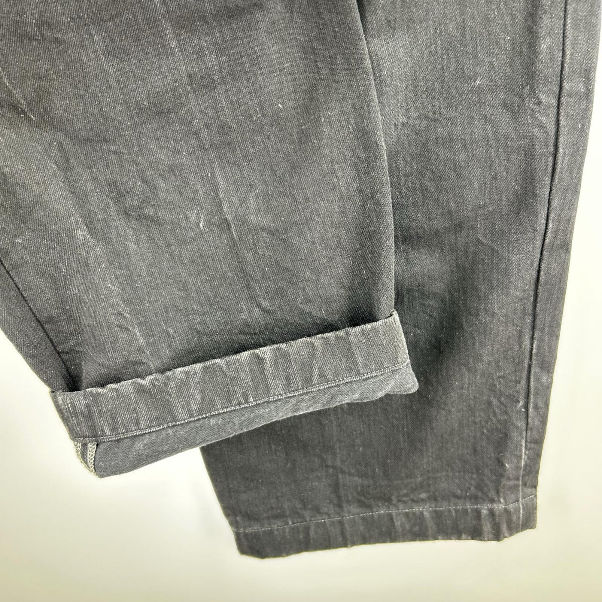 パンツ WIDE DENIM SLACKS 38 ブラック 38 ブラック