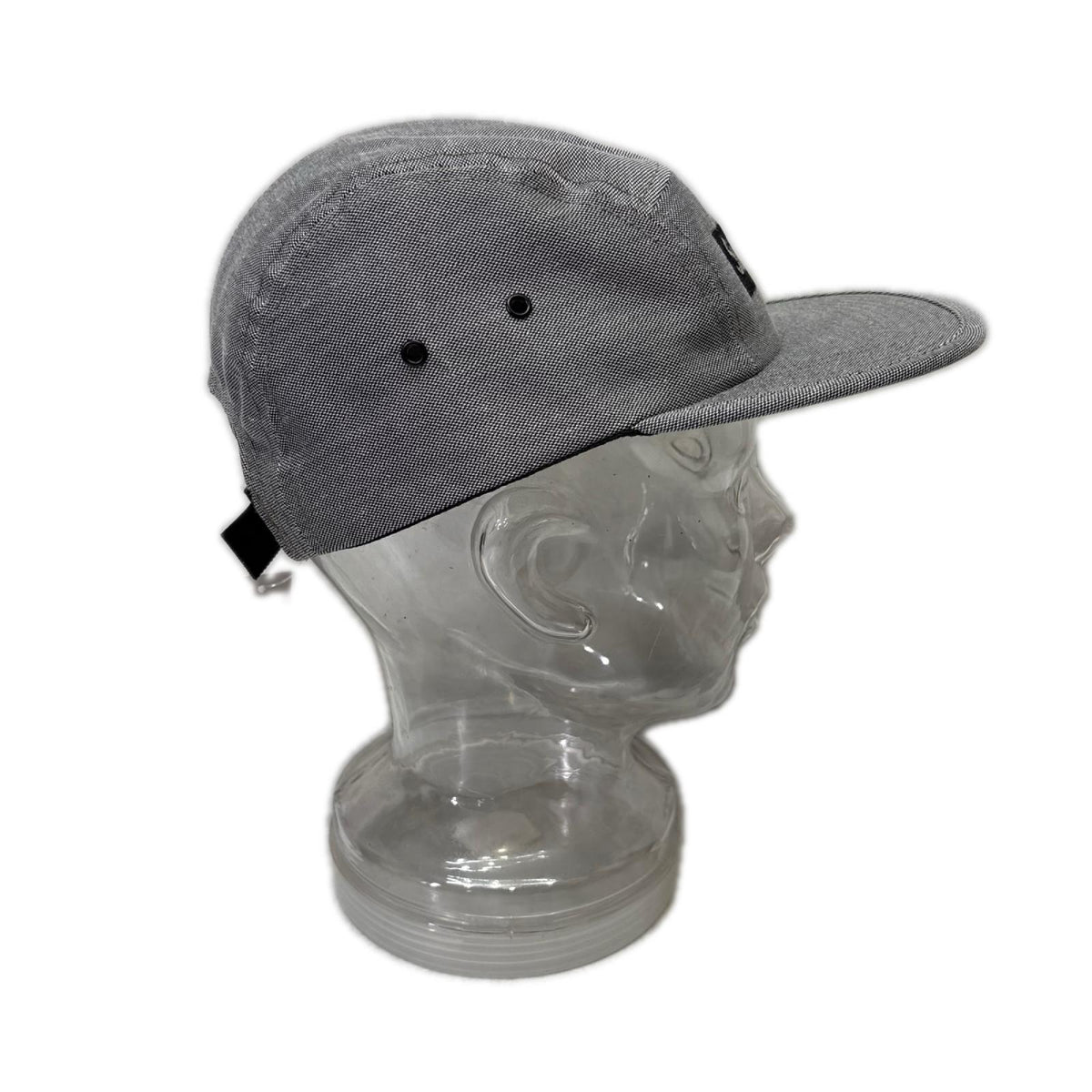 キャップ 18SS Jacquard Box Logo Camp Cap Black グレー