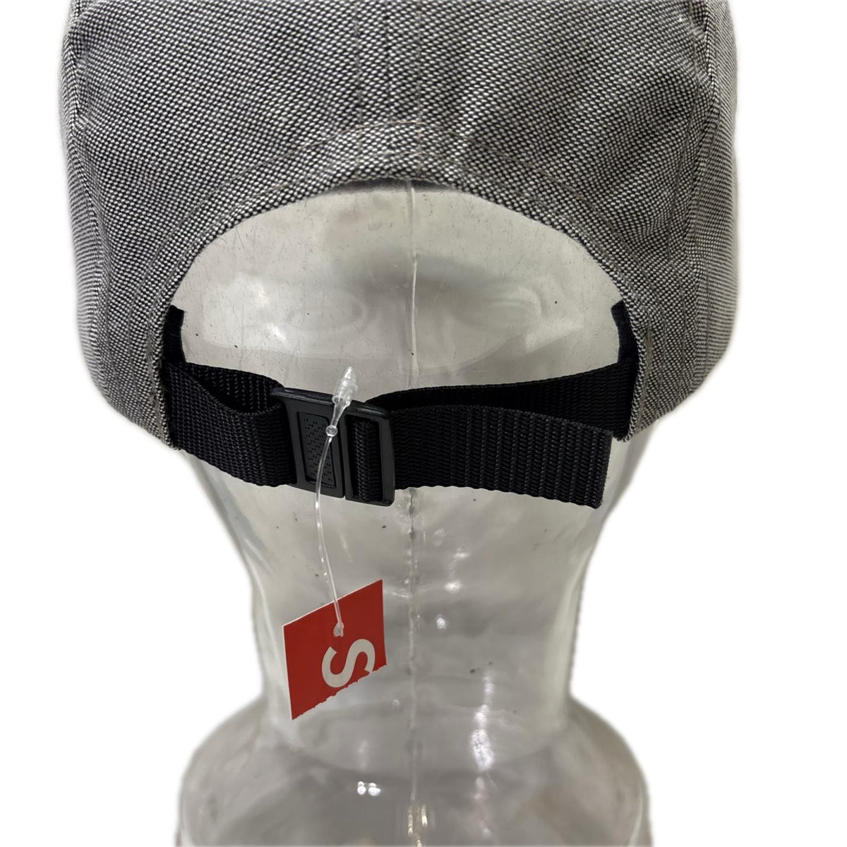 キャップ 18SS Jacquard Box Logo Camp Cap Black グレー