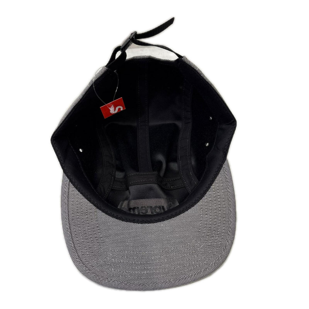 キャップ 18SS Jacquard Box Logo Camp Cap Black グレー