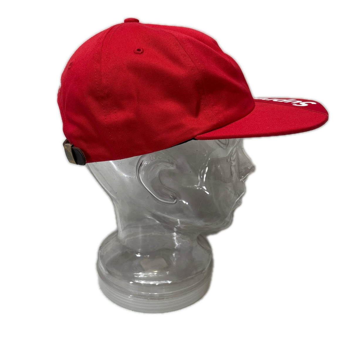 キャップ 18SS Visor Label 6 Panel Cap レッド