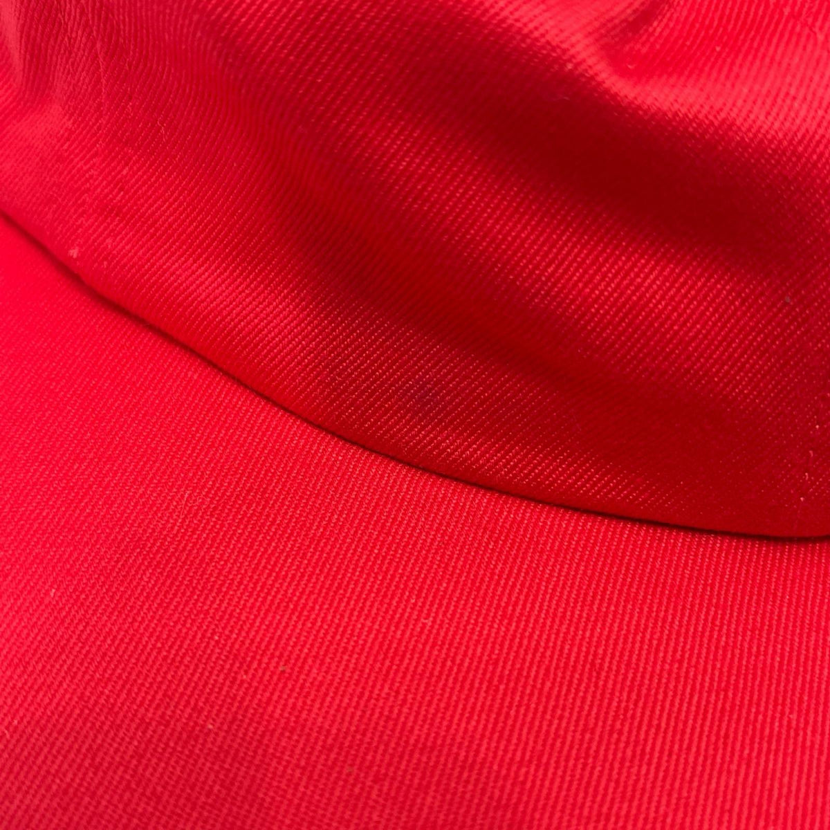 キャップ 18SS Visor Label 6 Panel Cap レッド